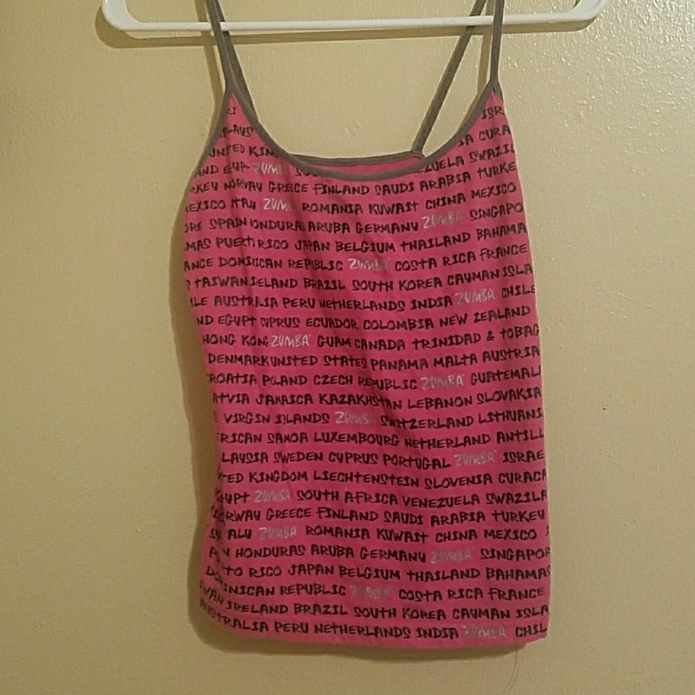 Zumba fitness tank top
